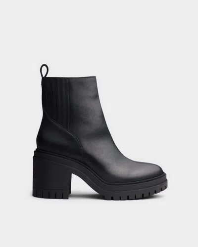 Rag & Bone Bedford Heeled Chelsea Boot In Black