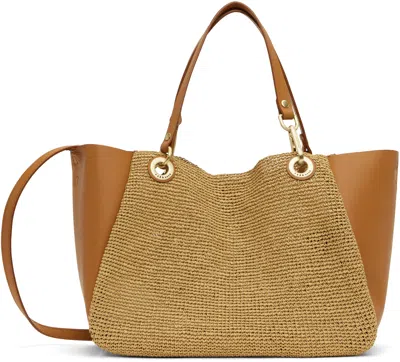 Rag & Bone Beige & Tan Revival Summer Mini Tote In Nat