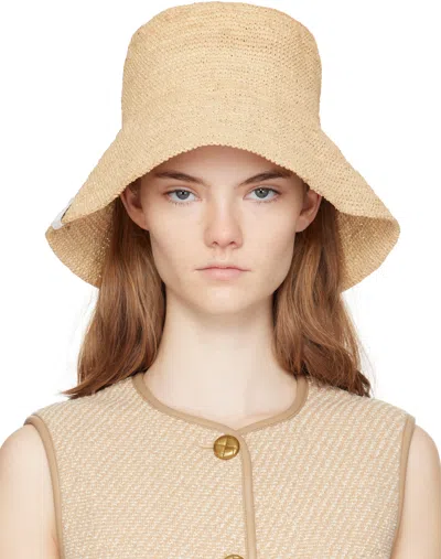 Rag & Bone Beige Jade Rollable Beach Hat In Nat