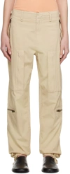 Rag & Bone Beige Kai Flight Trousers In Beige