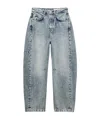 Rag & Bone Charlie Panelled Frayed Jeans In Multi