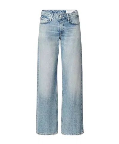 Rag & Bone Belt Loop Jeans In Blue