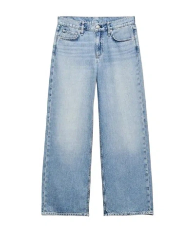 Rag & Bone Belt Loop Jeans In Blue