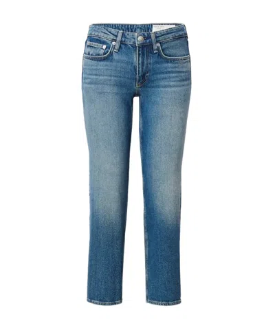 Rag & Bone Belt Loop Jeans In Blue