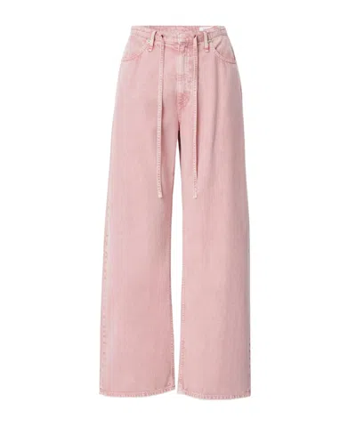 Rag & Bone Belt Loop Jeans In Pink