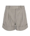 Rag & Bone Belt Loop Shorts In Gray