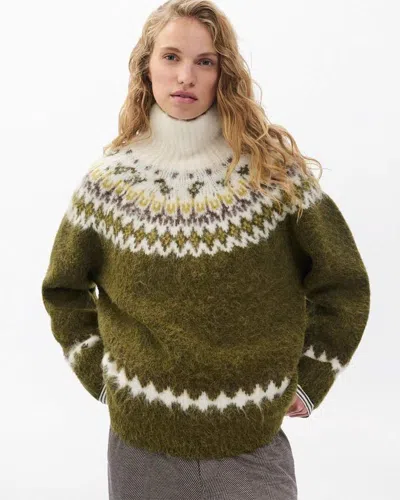 Rag & Bone Beth Fair Isle Turtleneck Sweater In Multi