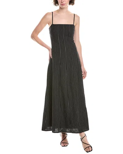 RAG & BONE RAG & BONE BIANCA STRIPED LINEN-BLEND MAXI DRESS