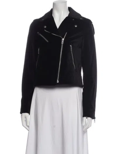 Pre-owned Rag & Bone Biker Jacket In Black