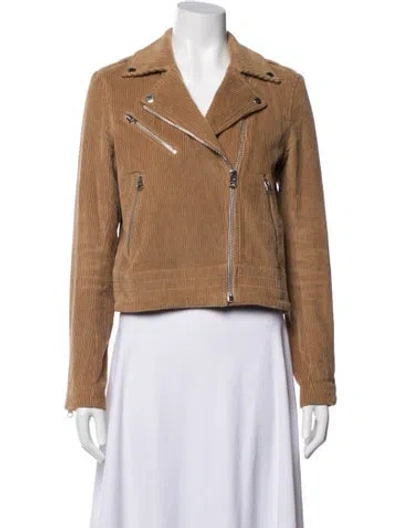 Pre-owned Rag & Bone Biker Jacket In Brown