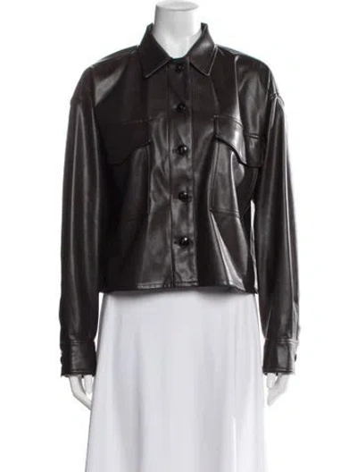 Pre-owned Rag & Bone Biker Jacket In Brown