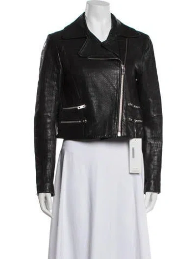Pre-owned Rag & Bone Biker Jacket In Brown