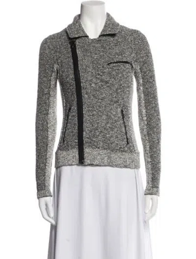 Pre-owned Rag & Bone Biker Jacket In Grey