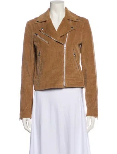 Pre-owned Rag & Bone Biker Jacket In Neutral