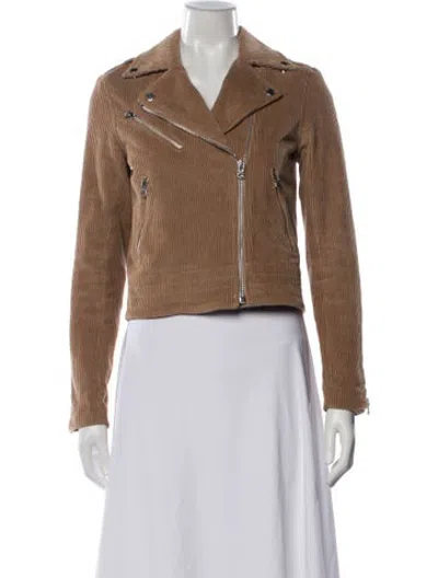 Pre-owned Rag & Bone Biker Jacket In Neutrals