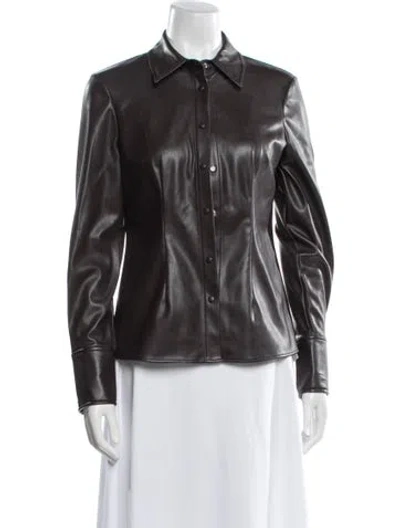 Pre-owned Rag & Bone Biker Jacket W/ Tags In Brown