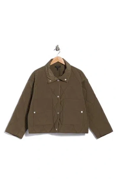 Rag & Bone Billie Quilted Jacket In Armygrn