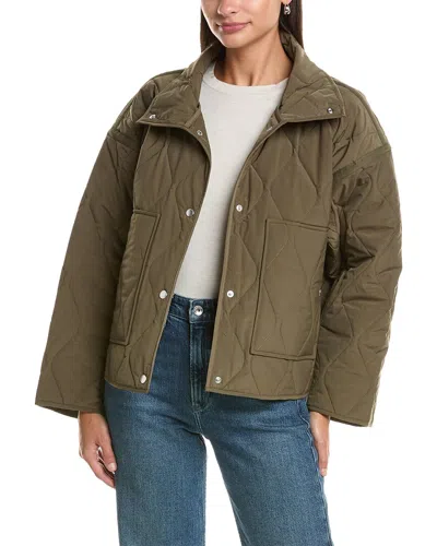 Rag & Bone Billie Quilted Jacket In Green