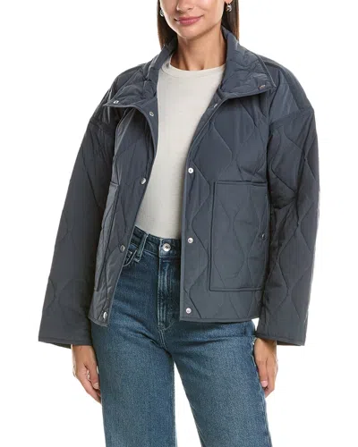 Rag & Bone Billie Quilted Jacket In Blue