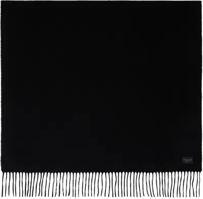 Rag & Bone Black Addison Scarf