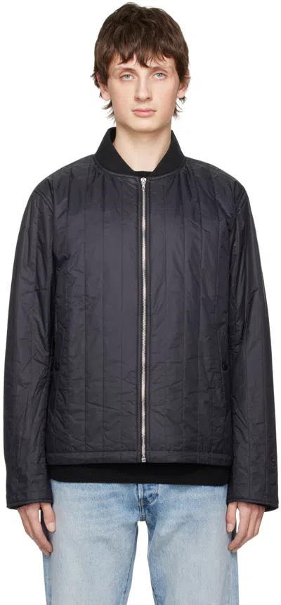 Rag & Bone Asher Quilted Shell Jacket In Blk