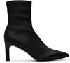 Rag & Bone Black Britt Leather Boots In Blk
