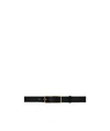 Rag & Bone Black Buckle Leather Belt