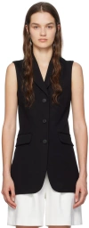 Rag & Bone Black Cadence Vest In Black