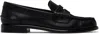 Rag & Bone Black Carter Leather Loafers In Blk