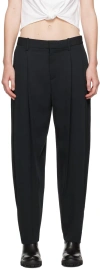 Rag & Bone Black Cecily Trousers In Black