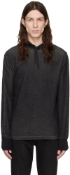 Rag & Bone Collin Cotton-jersey Hoodie In Black