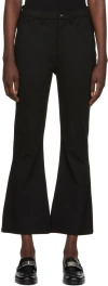Rag & Bone Cora Stretch-jersey Flared Pants In Black