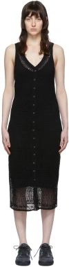 Rag & Bone Black Cotton Blend Dress In Black