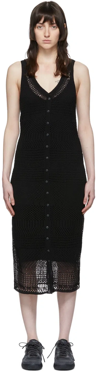 Rag & Bone Black Cotton Blend Dress