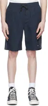 Rag & Bone Black Cotton Shorts In Salute