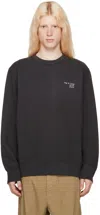 Rag & Bone Black Damon Sweatshirt In Black
