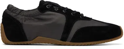 Rag & Bone Black Emilee Ballet Runner Sneakers In Multi