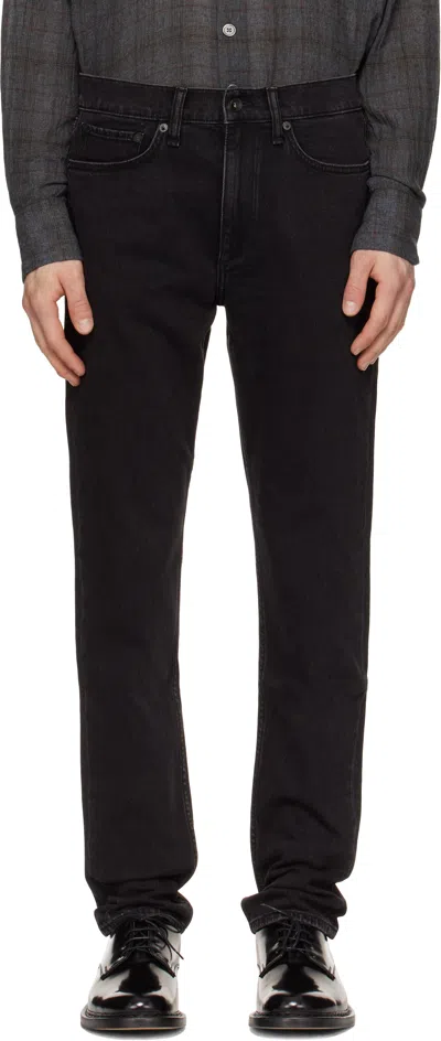 Rag & Bone Black Fit 2 Authentic Stretch Jeans