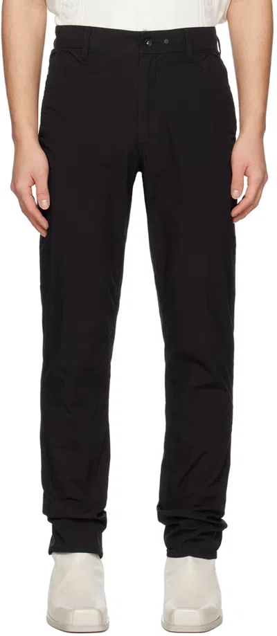 Rag & Bone Black Four-pocket Trousers In Blk