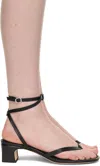Rag & Bone Black Gemma Strappy Heeled Sandals