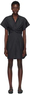 Rag & Bone Black Gretchen Shirt Minidress