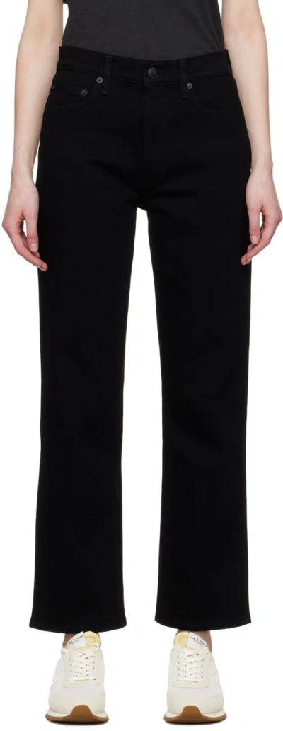 Rag & Bone Black Harlow Jeans