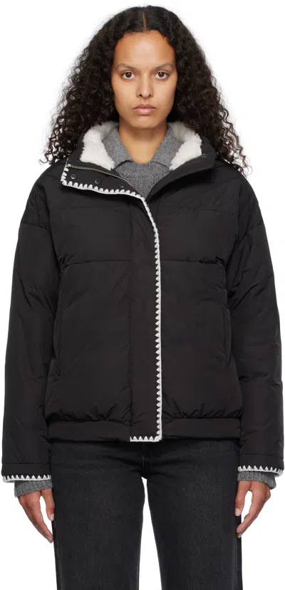 Rag & Bone Black Ingrid Puffer Down Jacket