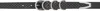 Rag & Bone Black Baby Spire Leather Belt In Blkbktw