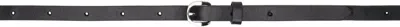 Rag & Bone Black Mini Belize Belt In Blk