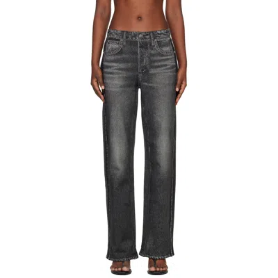 Rag & Bone Black Miramar Wide-leg Track Pants