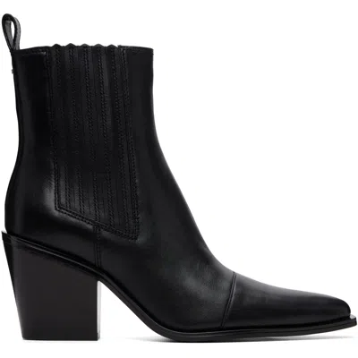 Rag & Bone Black Newbury Leather Chelsea Boots