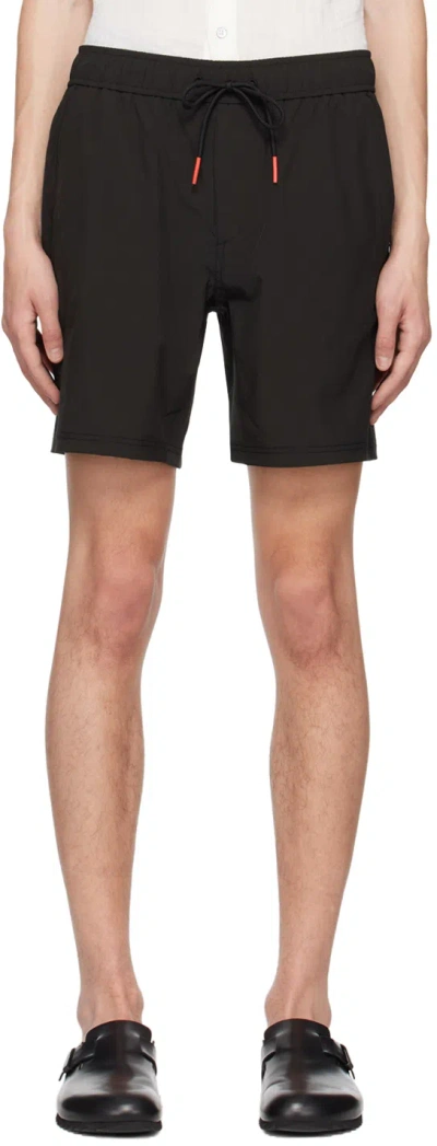 Rag & Bone Black Precision Shorts In Blk