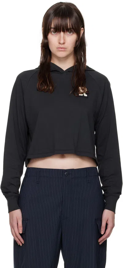 Rag & Bone Black Principal Hoodie In Blk
