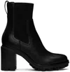 Rag & Bone Black Shiloh High Chelsea Boots In Blk